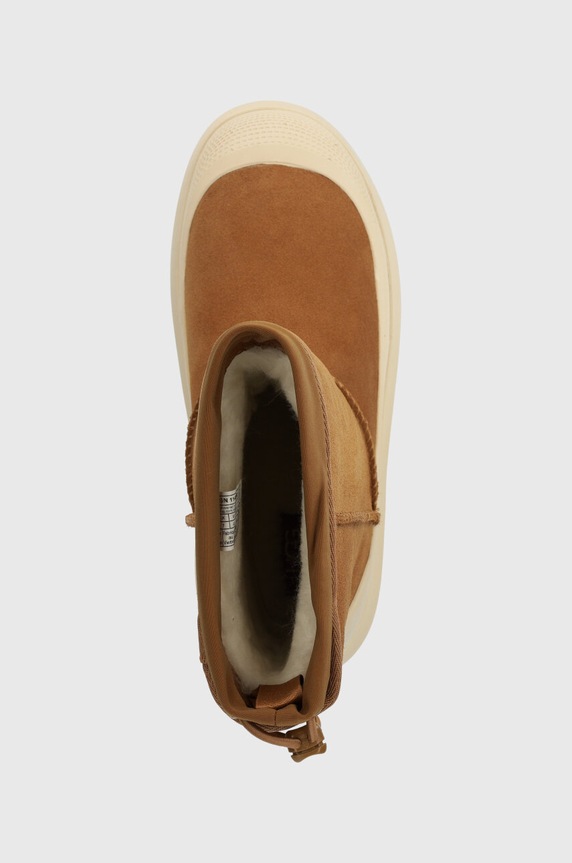 UGG stivali da neve in camoscio Classic Short Weather Hybrid marrone 1143992.CWTC