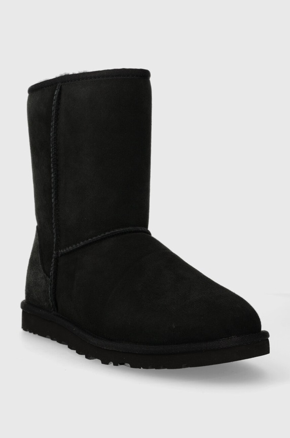 UGG śniegowce zamszowe Classic Short 5800.BLK czarny AW23