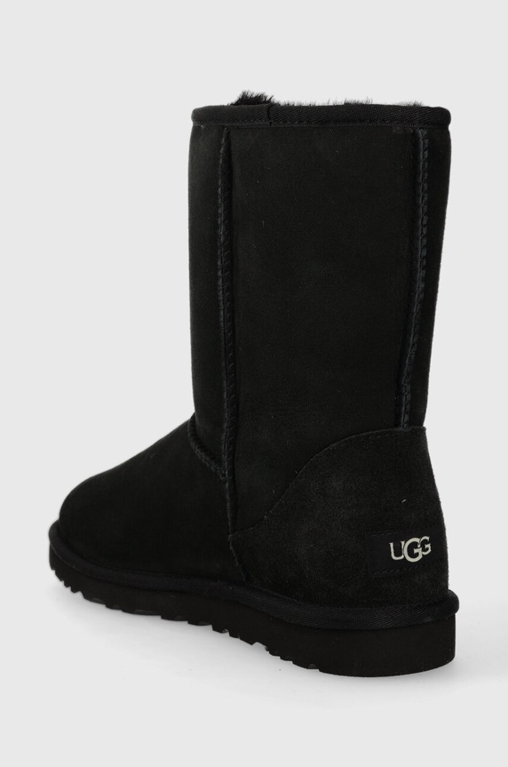Obuwie UGG śniegowce zamszowe Classic Short 5800.BLK czarny