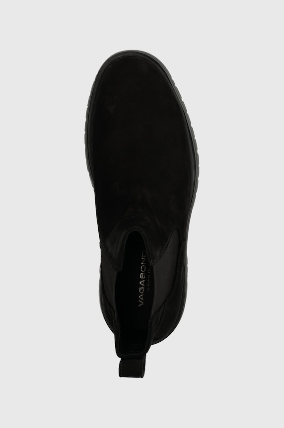 Semišové topánky chelsea Vagabond Shoemakers JAMES čierna 5680.150.20