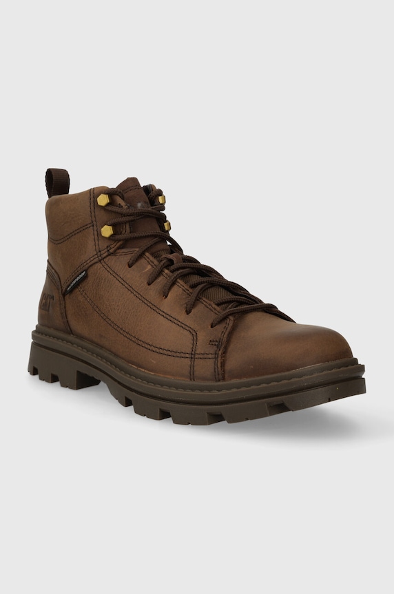 CAT Footwear buty zamszowe MODULATE WP P725406 brązowy AW23