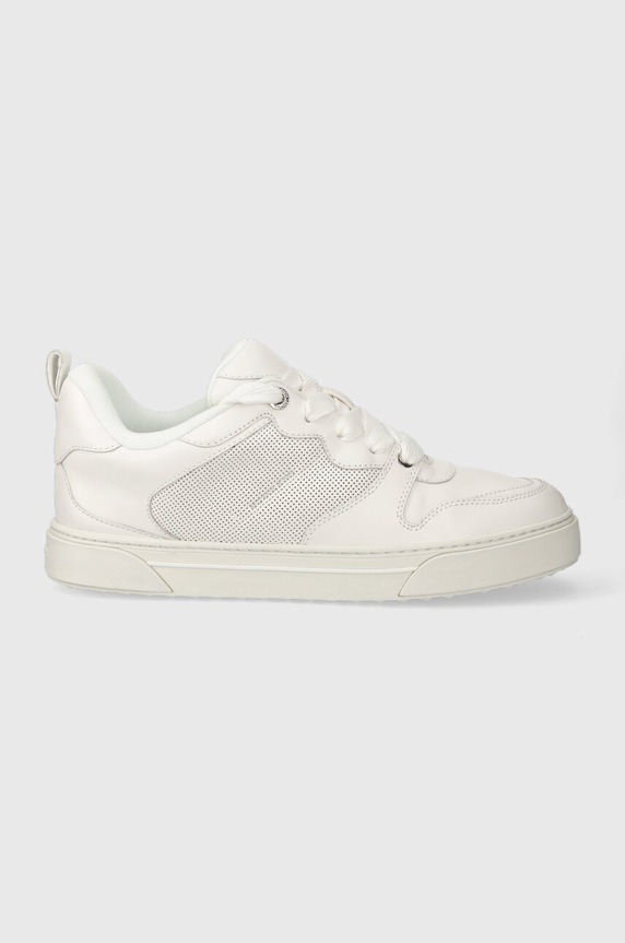 Michael Kors sneakersy skórzane Barett niska biały 42F3BRFS1L.085