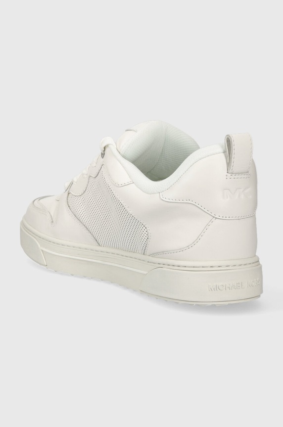 Obuwie Michael Kors sneakersy skórzane Barett 42F3BRFS1L.085 biały