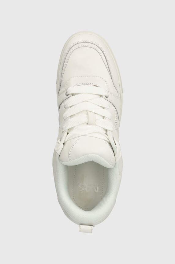 Michael Kors sneakersy skórzane Barett biały 42F3BRFS1L.085