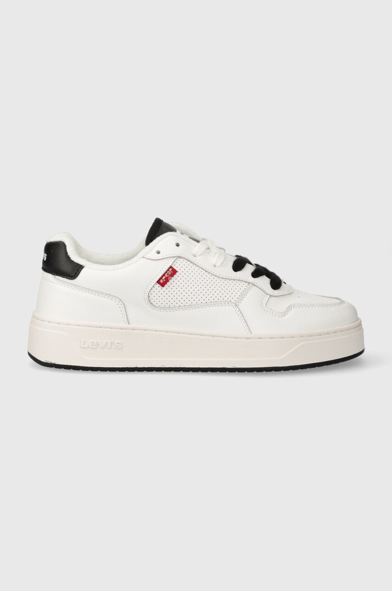 Tenisky Levi's GLIDE usňová koža biela 235200.151