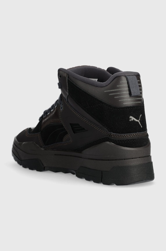 Obuwie Puma sneakersy skórzane Slipstream Hi Xtreme 393271 brązowy