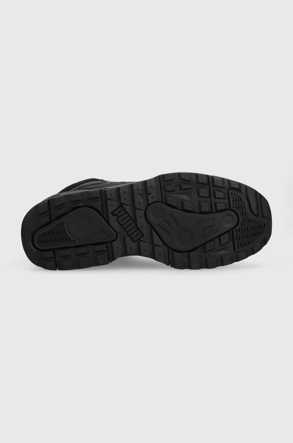 Puma sneakersy skórzane Slipstream Hi Xtreme 393271 brązowy
