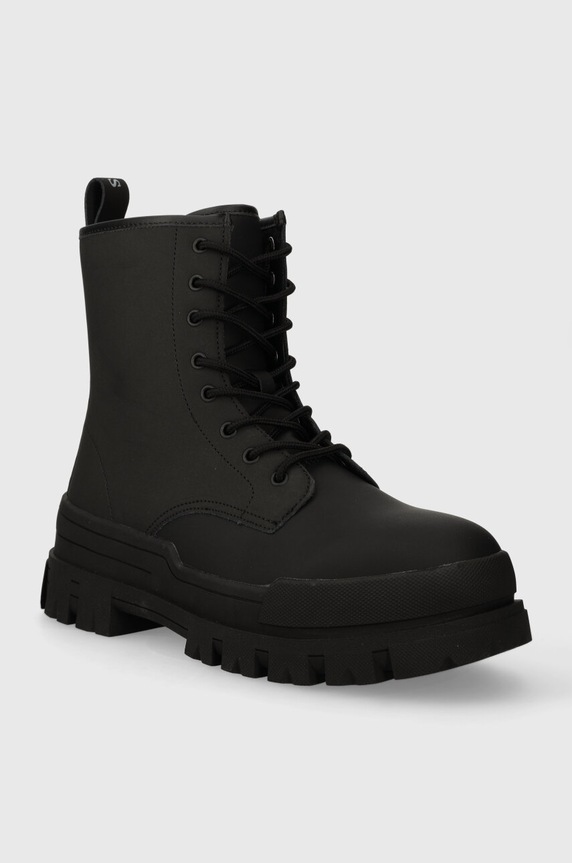 Členkové topánky Guess CESENA FM8CEN.LEA12.BLACK čierna AW23