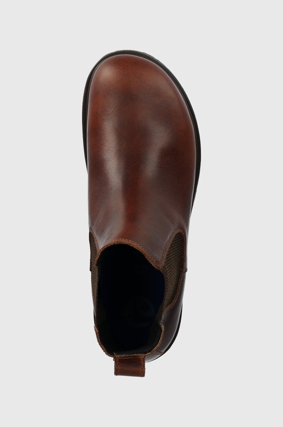 Birkenstock bőr bokacsizma Highwood barna 1025718