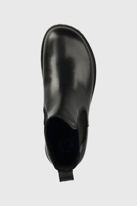 Birkenstock sztyblety skórzane Highwood czarny 1025764