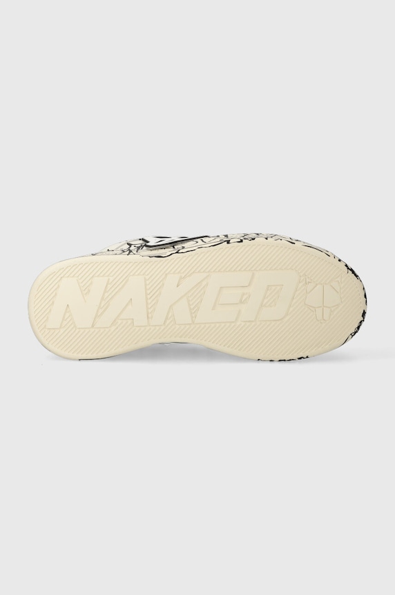 Naked Wolfe bőr sportcipő Kosa Kosa.Black.Scribble fehér