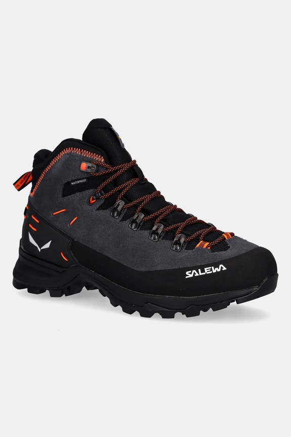 Παπούτσια Salewa Alp Mate Mid δέρμα σαμουά γκρί 00.0000061412