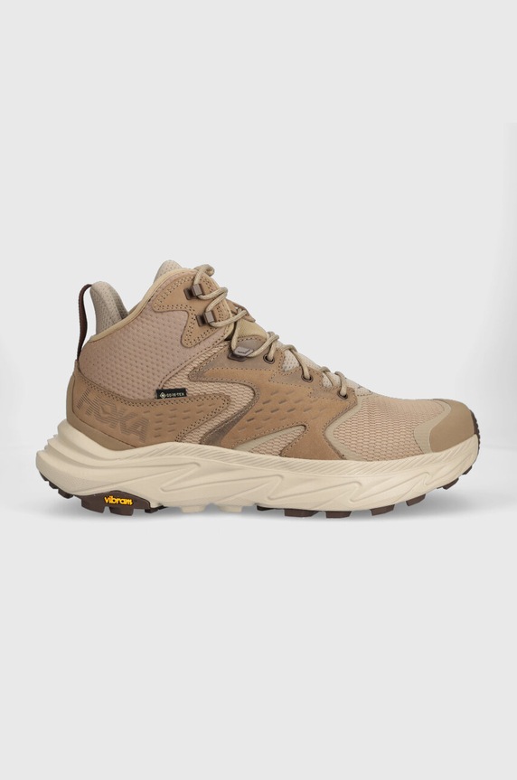 Boty Hoka Anacapa 2 Mid GTX semišová kůže béžová 1141633