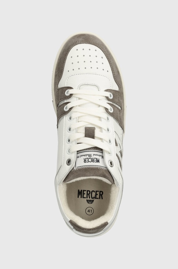 Кожени маратонки The Mercer Brand The Brooklyn M Vintage бял ME233011.158