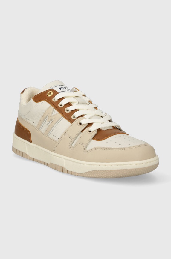 The Mercer Brand sneakersy skórzane The Brooklyn M ME233012.156 beżowy AW23