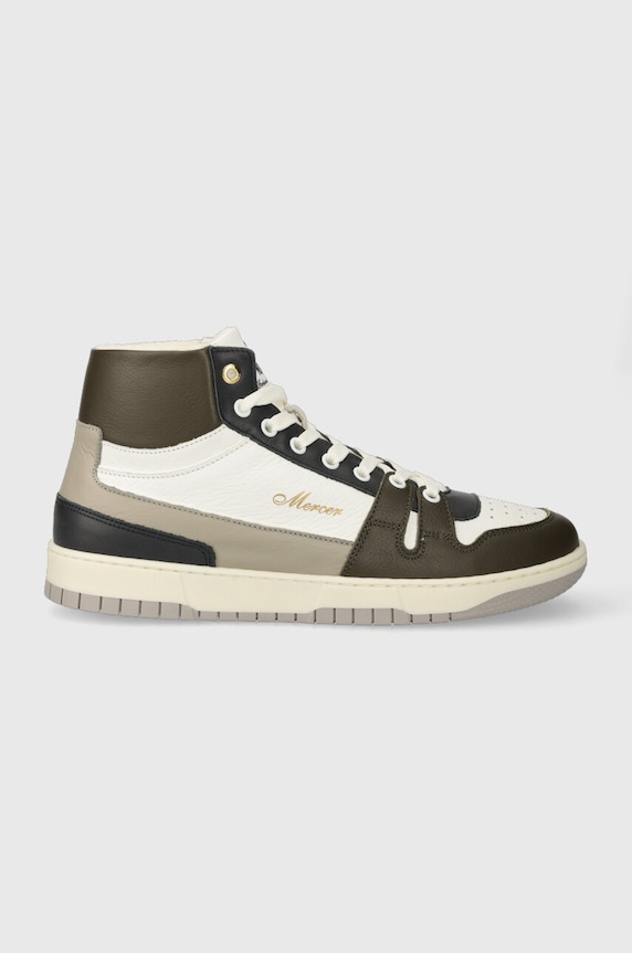 Кожени маратонки The Mercer Brand The Brooklyn High висока зелен ME233014.677