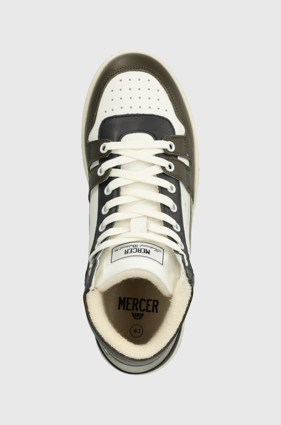 Кожени маратонки The Mercer Brand The Brooklyn High зелен ME233014.677