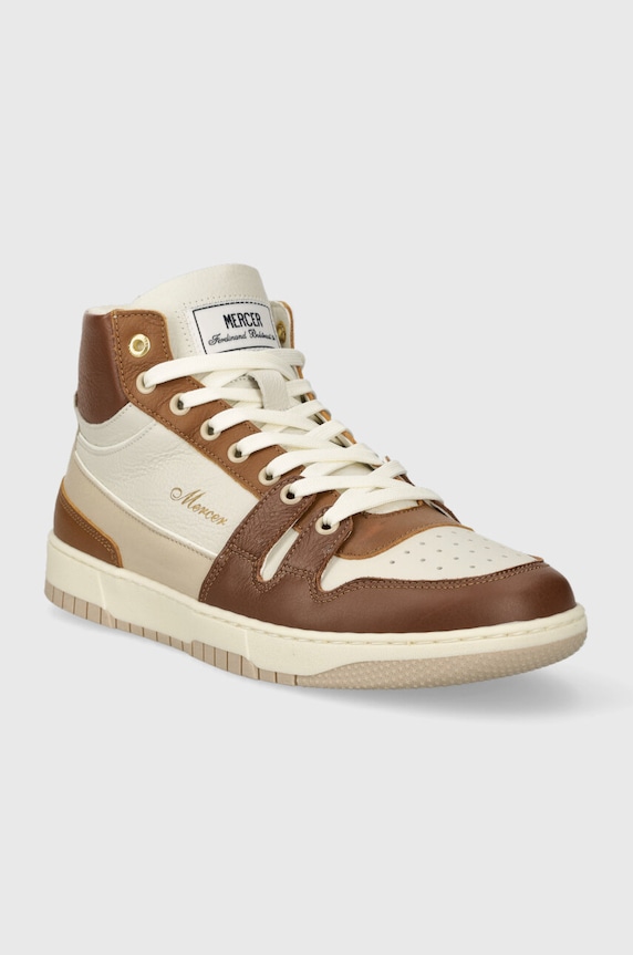 Кожени маратонки The Mercer Brand The Brooklyn High ME233014.156 кафяв AW23