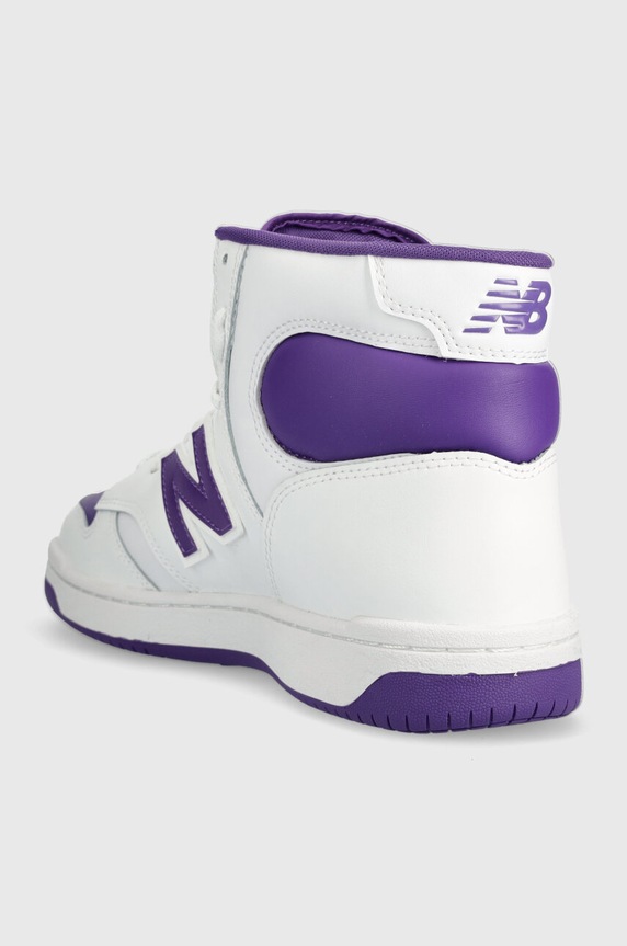 Obuwie New Balance sneakersy skórzane BB480SCE BB480SCE biały