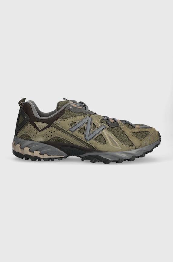 New Balance sneakersy ML610TM skóra zamszowa zielony ML610TM