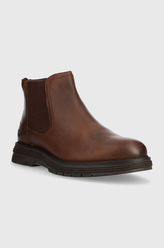 Boty s gumou Mustang 4954502.32 hnědá AW23