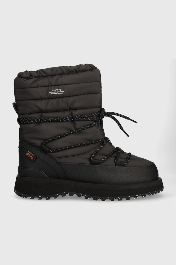 Suicoke śniegowce imitacja skóry licowej czarny OG340evabHILACE