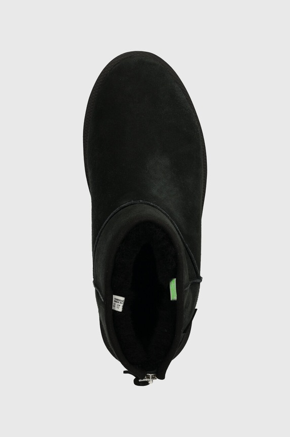 Suicoke śniegowce zamszowe Els-M2ab czarny OG305M2ab