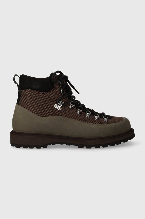 Diemme buty skóra zamszowa brązowy DI23FWRVM.F02X059BRW