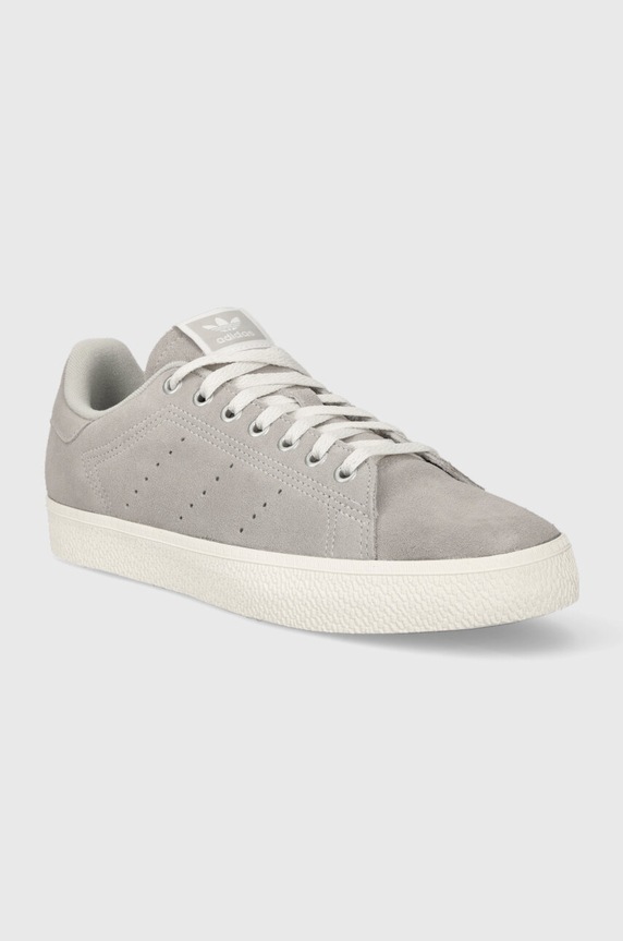 Semišové tenisky adidas Originals Stan Smith CS ID2040 sivá AW23