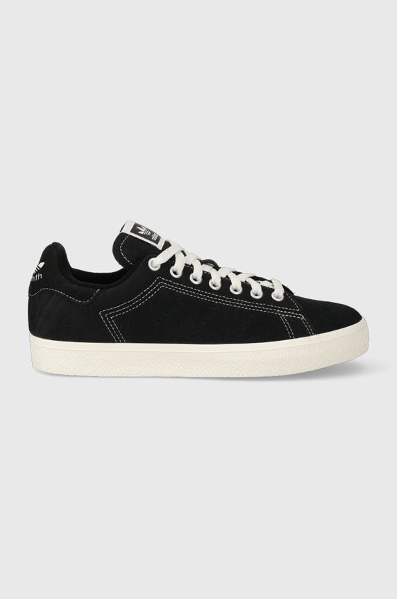 Semišové tenisky adidas Originals Stan Smith CS nízky čierna ID2042