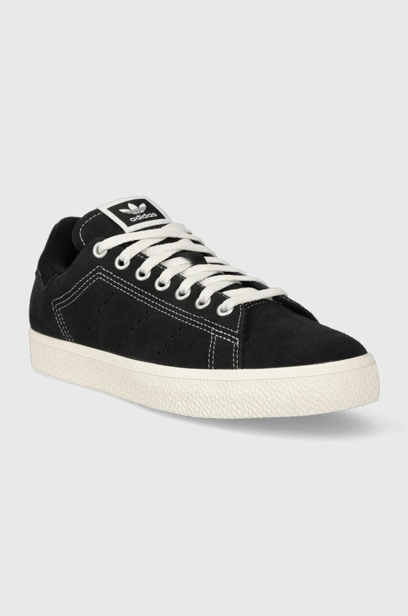 Semišové tenisky adidas Originals Stan Smith CS ID2042 čierna AW23