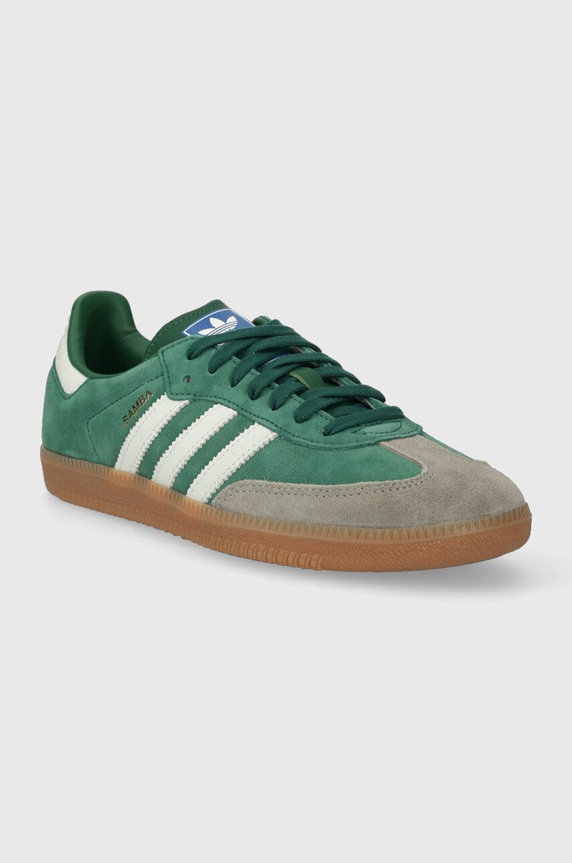 Σουέτ sneakers adidas Originals Samba OG ID2054 τιρκουάζ SS25