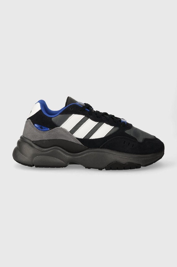 adidas Originals sneakers Retropy F90 piele întoarsă gri IG9988