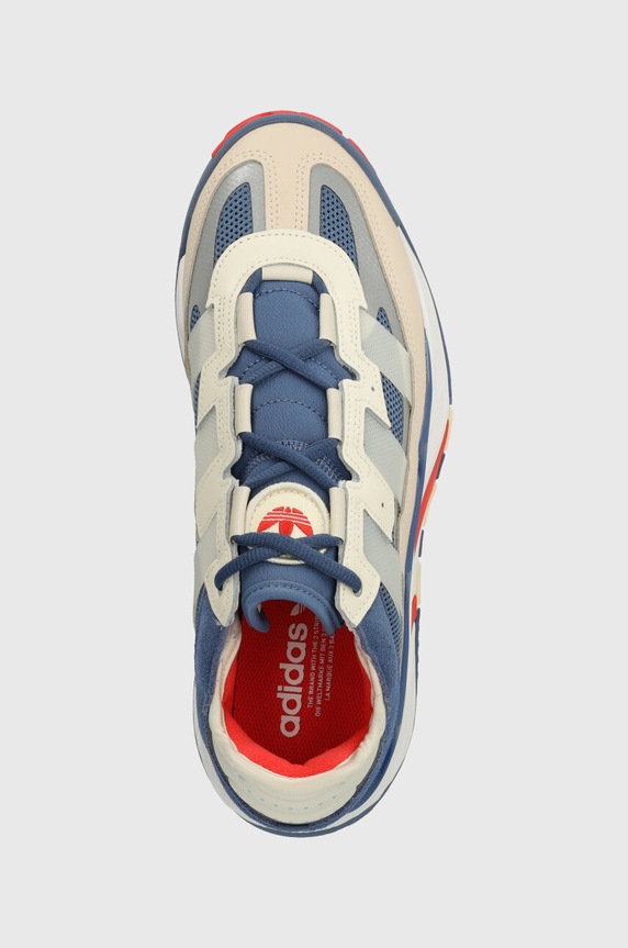 adidas Originals sneakersy skórzane Niteball niebieski ID8073