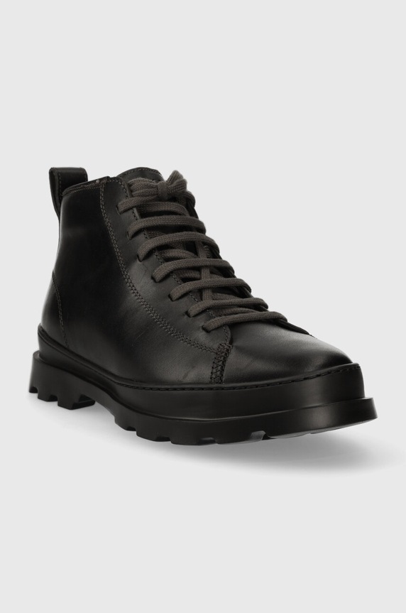 Кожени обувки Camper Brutus K300444.005 черен AW23