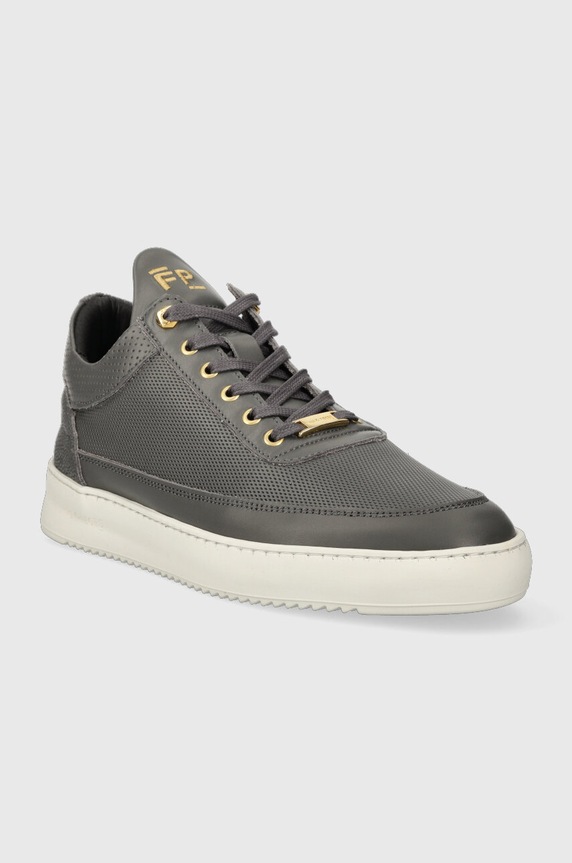 Kožne tenisice Filling Pieces Low Top Aten 10126591002 siva AW23