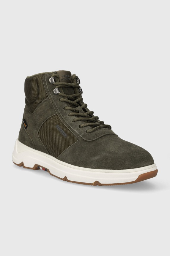Tommy Hilfiger sneakersy CORE W MIX CORDURA HYBRID BOOT FM0FM04807 zielony AW23