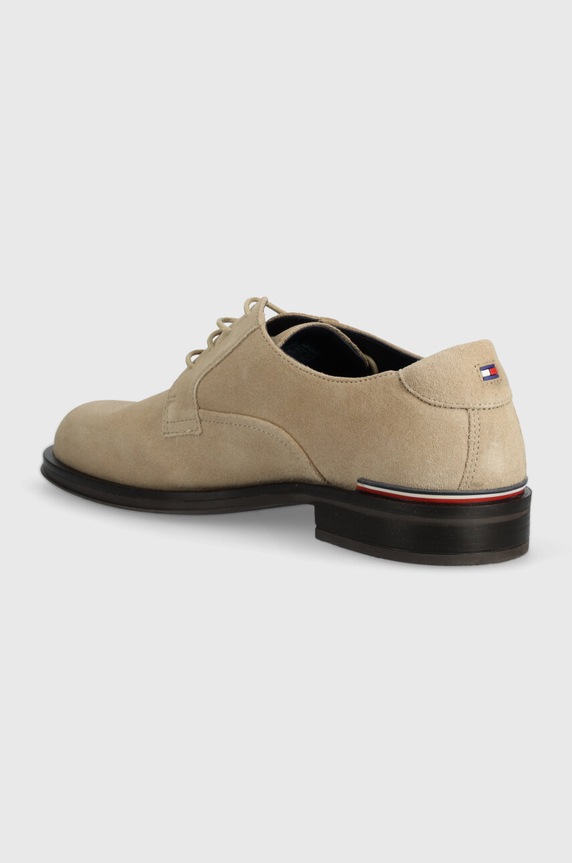 Obuća Cipele od brušene kože Tommy Hilfiger CORE RWB SUEDE SHOE FM0FM04868 bež