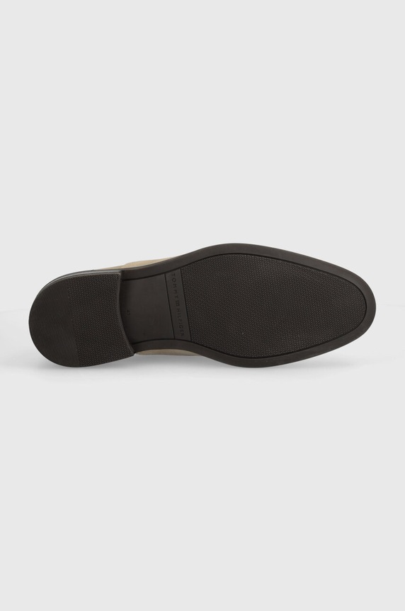 Cipele od brušene kože Tommy Hilfiger CORE RWB SUEDE SHOE FM0FM04868 bež