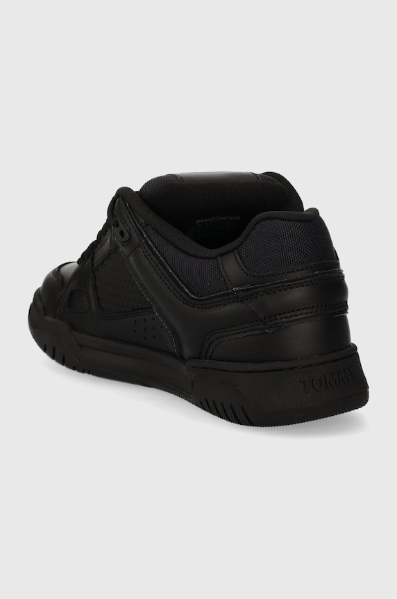 Παπούτσια Sneakers Tommy Jeans TJM LEATHER SKATER TONGUE EM0EM01260 μαύρο