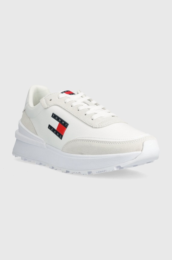 Tommy Jeans sneakersy TJM TECHNICAL RUNNER EM0EM01265 biały NC24