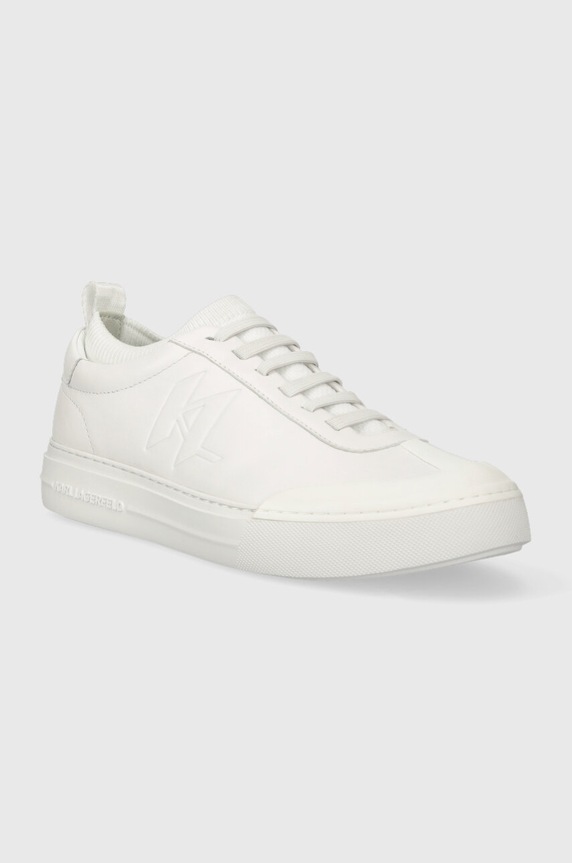 Kožené tenisky Karl Lagerfeld T/KAP KC KL51423.011 biela AW23