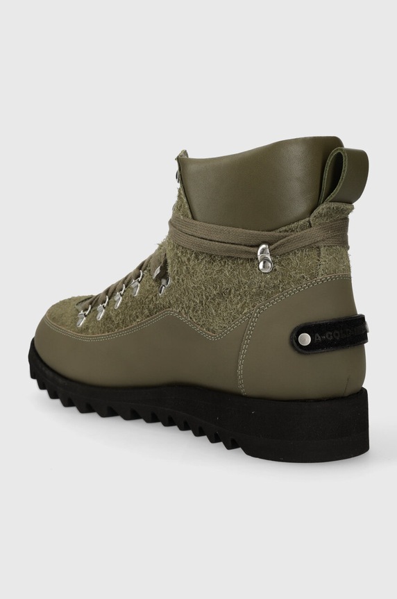 Încălțăminte A-COLD-WALL* pantofi de piele întoarsă ALPINE BOOT ACWUF093 verde