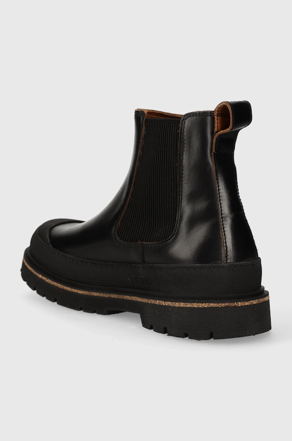 Obuwie Birkenstock sztyblety skórzane Prescott Slip On 1025206 czarny
