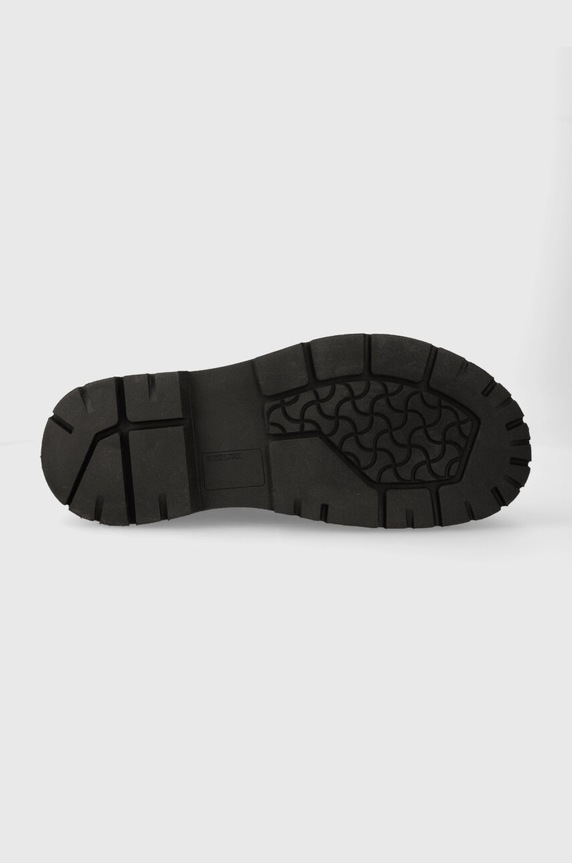 Birkenstock sztyblety skórzane Prescott Slip On 1025206 czarny