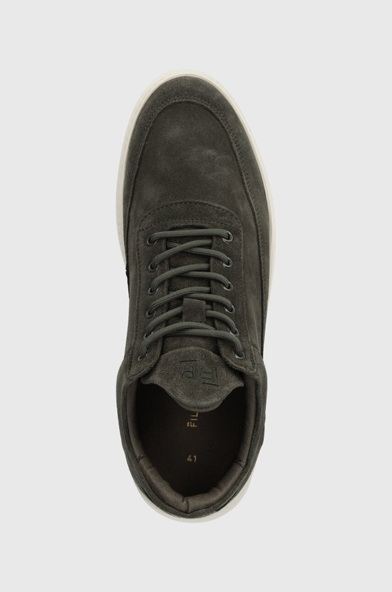 Semišové tenisky Filling Pieces Low Top Suede zelená 10122791325