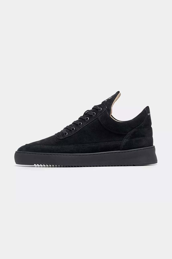 Semišové tenisky Filling Pieces Low Top Suede nízky čierna 10122791847