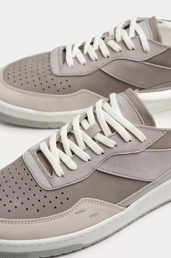 Замшевые кроссовки Filling Pieces Ace Spin Taupe 70033491108 серый