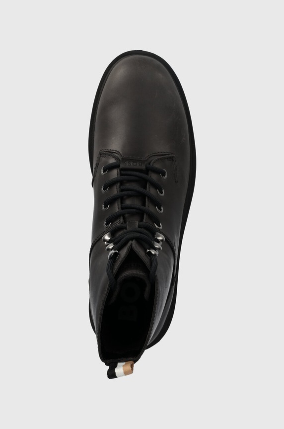 BOSS buty skórzane Adley czarny 50503540.001