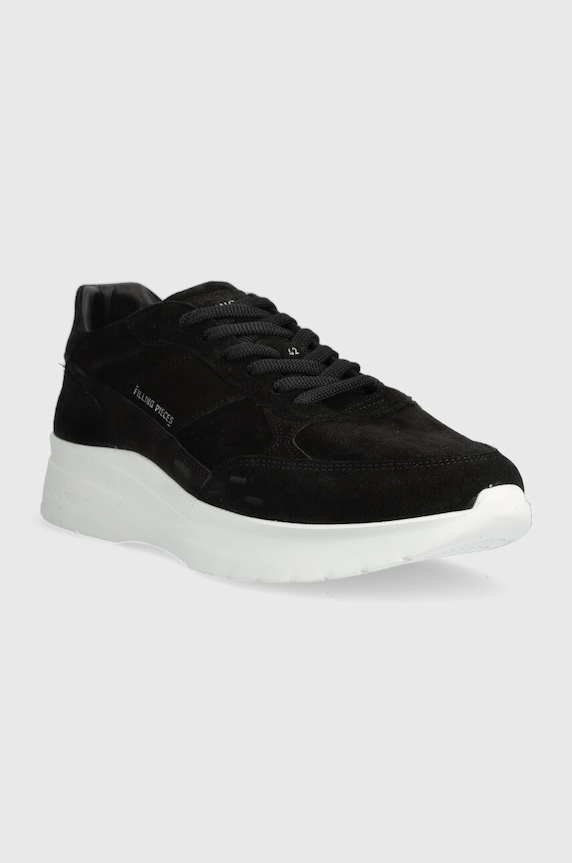 Semišové tenisky Filling Pieces Jet Runner 17127361861 černá AW23